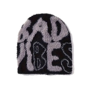Bonnets en coton personnalisés - Vente chaude, mode streetwear d'hiver, bonnets en mohair respirants - Product Image 5