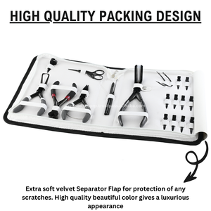 Professional Black <b>Hair</b> Extension Tools kit Micro Beads Tape in Remover Plier <b>crimper</b> <b>hair</b> tool keratin remover braiding finger - Product Image 6