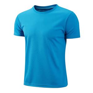 T-shirts pour hommes à col rond en polyester 100% avec impression par transfert de chaleur - Product Image 5