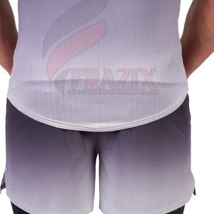 เสื้อยืดออกกำลังกายผู้ชาย ดีไซน์ล่าสุด เป็นมิตรกับสิ่งแวดล้อม แห้งเร็ว ระบายอากาศได้ดี ผลิตจากโพลีเอสเตอร์ 100% สไตล์สตรีทแวร์ ราคาขายส่งสำหรับผู้ใหญ่ - Product Image 6