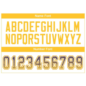 Camiseta de Fútbol Personalizada con Nombre y Número, Uniforme de Equipo Morado y Amarillo, Ropa Deportiva Transpirable, Personalizable, Fútbol Americano - Product Image 5