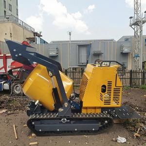 Mini Mezcladora de Concreto Móvil Portátil de 500L con Orugas, Automática, Nueva Condición, Alta Eficiencia, Motor Diésel de 23HP para Construcción - Product Image 3