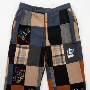 Pantalones Vaqueros de Mezclilla con Parches de Cuero Negro Estilo Hip Hop, Lavado Vintage, Rotos, Ajustados, con Parches, para Hombre, Venta al por Mayor y Dropshipping - Product Image 3
