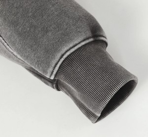 Sudaderas con Capucha y Bolsillo Delantero para Hombre, Otoño Invierno, Felpa, Estilo Retro, Lavado, Desgastado, Manga Larga - Product Image 3