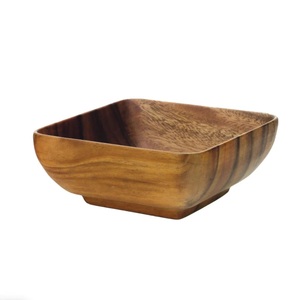 Assiette de service ronde en bois poli, écologique, moderne et luxueuse, best-seller pour la maison, les hôtels, les restaurants, les fêtes et les cafés - Product Image 6