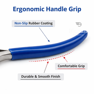 Alicates de Punta Curva de 5 Pulgadas, Acero Inoxidable, Herramienta para Hacer Joyas, Alicates de Punta Angulada de Precisión de 127 mm - Product Image 3