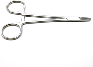Instrumento médico mango de acero inoxidable grado quirúrgico profesional punta fina Mayo Hegar soporte de aguja hecho en Pakistán - Product Image 3