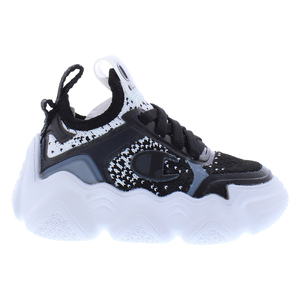 Champion meloso 93รองเท้าสำหรับทารก/เด็กวัยหัดเดินสี: ดำ/ขาว/เทา100% ของแท้ - Product Image 1