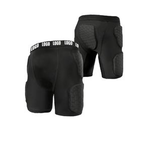 2025 American Football Wear High Quality Branded Compression <b>Padded</b> Shorts Solid Color Gridles for Enhanced Performance - Product Image 2