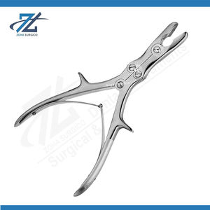 Rongeur de Hueso de Acción Compuesta Luer, Manual, Mordida de 6 mm, 190 mm de Largo, Recto, Instrumentos Quirúrgicos de Acero Inoxidable, Certificado CE - Product Image 2