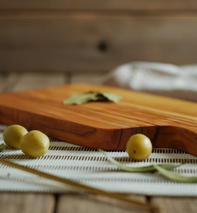 Tabla de Quesos y Tabla de Cortar Rectangulares de Madera Maciza Natural, Duraderas y Fáciles de Limpiar |   Tablas de Cortar y Servir para Cocina - Product Image 2
