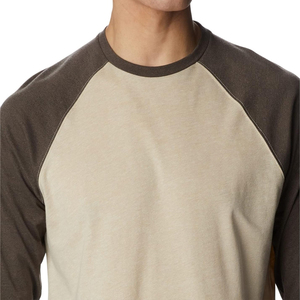 ขายร้อนผ้าฝ้าย 100% ผ้านุ่ม Raglan แขนเสื้อยืดสําหรับชายเฮฟวี่เวทโลโก้ที่กําหนดเองเสื้อยืดคุณภาพสูง - Product Image 4