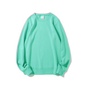 <b>Christmas</b> Cheap embroidery plain 300g 80% cotton Sweatshirt 20% polyester crew neck fullsleeves sweatshirt - Product Image 3