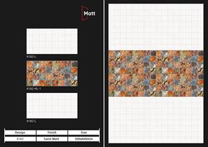 Nuevo diseño 300X600 azulejo de pared de ducha mate Pared de cerámica Interior rústica para baldosas de baño - Product Image 2