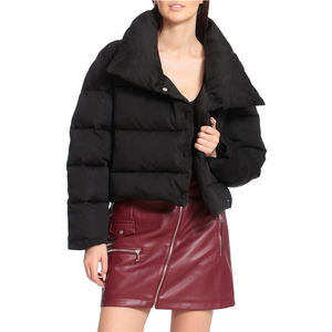 Chaqueta larga acolchada para mujer, venta al por mayor, personalizable, barata, sostenible, impermeable y cálida con características acolchadas y transpirables - Product Image 5