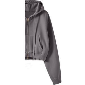 Vestido Sudadera de Felpa Personalizado para Mujer, 100% Algodón, Transpirable, Resistente al Viento, Ecológico, Diseño en Relieve, Bordado Frontal - Product Image 5