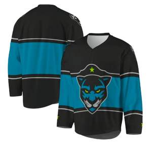 เสื้อเจอร์ซีย์ทีมลาครอสสำหรับผู้ชายเสื้อเจอร์ซีย์ผ้าโพลีเอสเตอร์พิมพ์ลายตามสั่งแบบตาข่าย160จำนวนมาก - Product Image 1