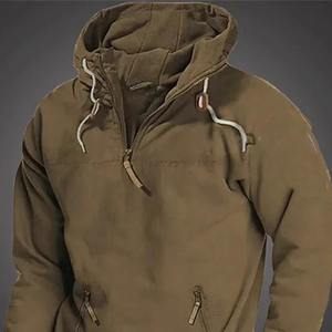 Spring Autumn Mens Hooded Solid Vintage Sweatshirt Youth Sports Loose Hoodie Tracksuit Casual Sportswear Fashion Male <b>Coat</b> - Product Image 6