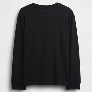 Camiseta de manga larga de color sólido para niños, venta al por mayor, lisa, deportiva, atlética, para niños y adolescentes - Product Image 1