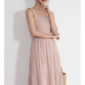 เสื้อผ้าผู้หญิงขายส่ง ทรงเอไลน์ กระโปรงระบายหลายชั้น ความยาวระดับเข่า ประดับลูกปัด ดีไซน์หรูหรา สไตล์ลำลอง รับสกรีนโลโก้ตามต้องการ - Product Image 1