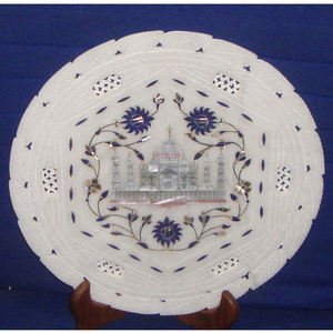Décoration d'intérieur Plaque d'incrustation octogonale en marbre Taj Mahal - Product Image 1