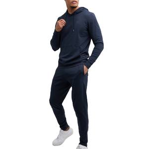 ชุดวอร์มกีฬาฤดูหนาวผู้ชายผ้าฝ้าย 100% คุณภาพสูงสั่งทำพิเศษ ระบายอากาศได้ดี มีฮู้ด หนานุ่ม ขายส่งเสื้อผ้ากีฬา - Product Image 5