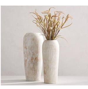 Florero de madera de mango personalizado para el hogar, cocina, oficina, decoración interior, precio de fábrica, tema de vacaciones de Navidad - Product Image 5