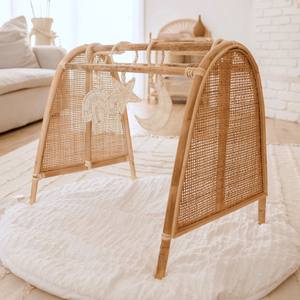 Rattan children <b>play</b> <b>mat</b> with custom multi designs baby gym playmats from Vietnamese producer - Product Image 3