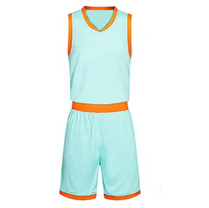 Uniforme de Baloncesto Personalizado Transpirable de Último Diseño, Ropa Deportiva 100% Poliéster, Sin Mangas, Unisex, para Todas las Temporadas, Estampado - Product Image 1