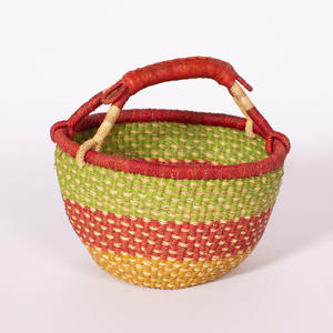 Offre compétitive Paniers Africains en Paille Fabriqués à la Main Panier en Herbe de Mer Stockage Homeware - Product Image 3