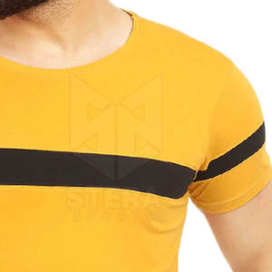 Camisetas de manga corta lisas informales de estilo personalizado para hombre, camisetas de talla grande de algodón 100% a la venta - Product Image 4