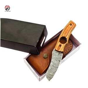 Accesorios para cigarros de acero de Damasco, cortador de cuchillo para cigarros personalizado con logotipo - Product Image 5