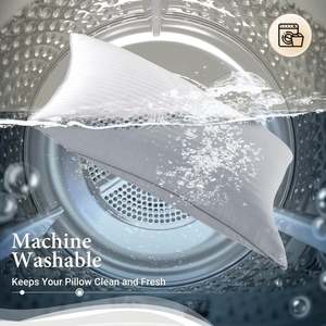 Confezione da 2 cuscini alternativi morbidi da 20x26 pollici con imbottitura in Memory Foam Custom Logo fodere per cuscini rettangolari per dormire - Product Image 3