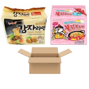 Samyang ก๋วยเตี๋ยวมันฝรั่ง120กรัม * 5*8 (กล่อง) Samyang-120GX5ราเม็งมันฝรั่ง - Product Image 1