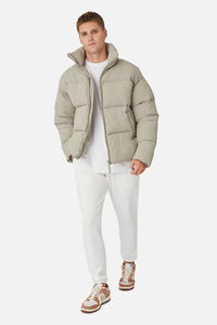 OEM Trending New Arrived Bale Filled Plus Size Custom High Quality Foldable <b>Packable</b> Winter Hooded Stand Cotton Filled Puffer - Product Image 5