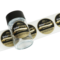 Rouleaux d'autocollants en vinyle imperméables personnalisés pour étiquettes d'emballage de bouteilles de soins de la peau