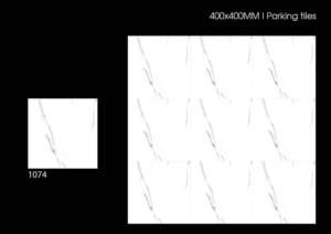 Baldosas de Porcelana para Exteriores 40x40 cm 400x400 mm 16x16 Pulgadas Acabado Mate Resistentes para Estacionamiento, Entrada de Vehículos y Jardín - Product Image 2