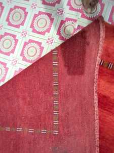 พรมด้านนอกสีน้ำเงินเข้มขนาด9x12พรมปูพื้นตุรกีขนาดใหญ่ลายแอบสแตรกต์ - Product Image 2