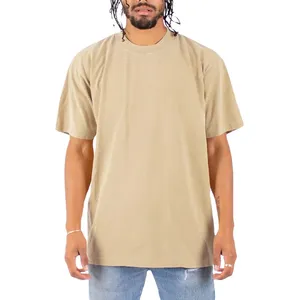 人気のデザインTシャツメンズヒップホップドロップショルダー特大カスタムカラーTシャツ
