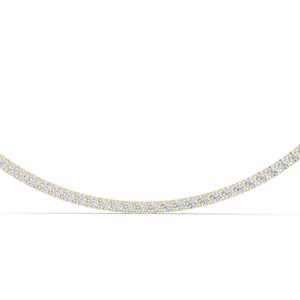 37.2 CT Lab Diamond <b>Necklace</b> Round Brilliant Cut 18KT, 14KT, 18KT Gold Rose, Yellow, White Gold Options Luxury Fine - Product Image 2