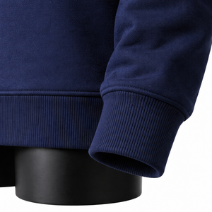 Sudadera personalizada para hombre con cuello redondo, de algodón liso, estilo casual, ropa de calle, OEM, ODM, sudaderas de algodón grueso. - Product Image 3