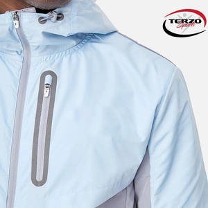 Man's <b>Waterproof</b> Printed Woven Fabric Windbreaker <b>Tracksuit</b> Heat-Sealed Triple Adjustment Storm Hood Front Breathable Autumn - Product Image 3