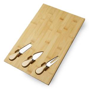 Bulk Supplier Stainless Steel <b>Cheese</b> Board Knife <b>Set</b> with Wood Bamboo Handle for Serving Meat and Vegetables for Kitchen Use - Product Image 6
