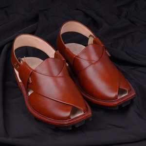 2023 nouvelle mode utilisation décontractée facile à porter Peshawari Chappal dernière conception élégante Peshawari sandales en cuir - Product Image 1