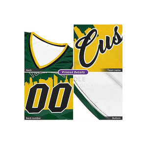 Conjuntos de Uniformes de Baloncesto Personalizados, Uniformes de Equipo con Nombre y Número Impresos, para Hombre y Mujer, 100% Poliéster, Antibacterianos, para Práctica - Product Image 6