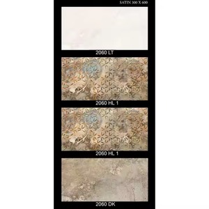 Menor Preço 300x600 Digital Brilhante Cerâmica Wall Tiles Fornecimento de Fábrica 30x60cm Brilhante Glazed 12x24 Telhas Taxa Barato - Product Image 4