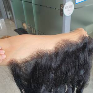 Bundles de cheveux humains de 30 pouces Vietnam cheveux bruts ondulés super doublement étirés avec fermeture à lacet 5x5 - Product Image 5