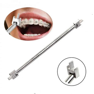 Alta demanda Marca Lore Soportes de ortodoncia dental Medidor de posición Posiciones de 5 mordazas Ajuste manual Material de acero 2 años - Product Image 1