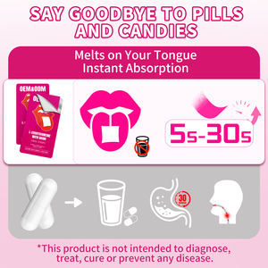 OEM ODM L ארגוטיונין עם <span class=keywords><strong>NADH</strong></span> רצועות אוראליות תוספי תזונה צמחיים המסתים במהירות תמיכה באנרגיה סלולרית אספקה במחיר נמוך - Product Image 3