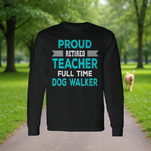 Camiseta de Manga Larga para Profesor en Retiro, Sudadera con Capucha para Paseador de Perros, Producto Promocional - Product Image 3